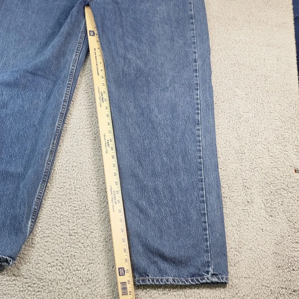 Levis 550 Jeans Mens 44x34 Blue Relaxed Fit Tapered Denim Medium Wash‎ Pants